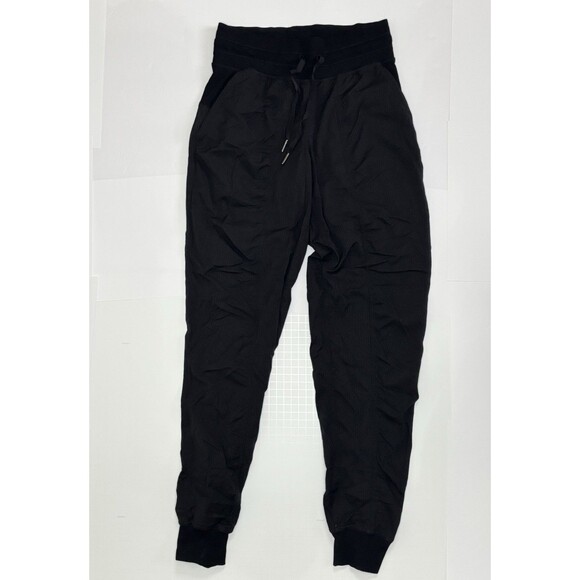Lululemon Dance Studio Mid Rise Womens Jogger Pant 28’’ Size 6 Full Length Black - Picture 1 of 5